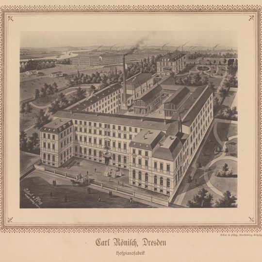 Carl Rönisch, Hofpianofabrik, Dresden