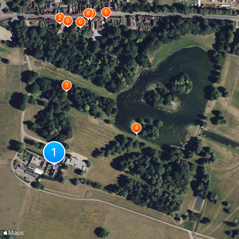 West Wycombe Park Mapa