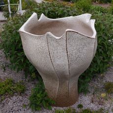 Ceramic vases in Dendrological Garden Průhonice