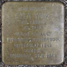 Stolperstein em memória de Ella Valk