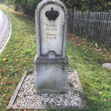 Royal Saxon milestone Lengenfeld