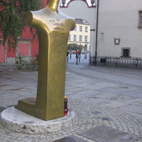 Dietrich Bonhoeffer monument in Wrocław