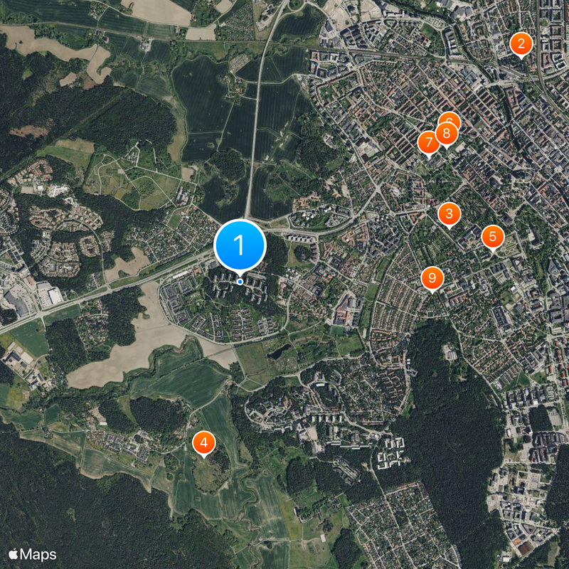 Flogsta Map