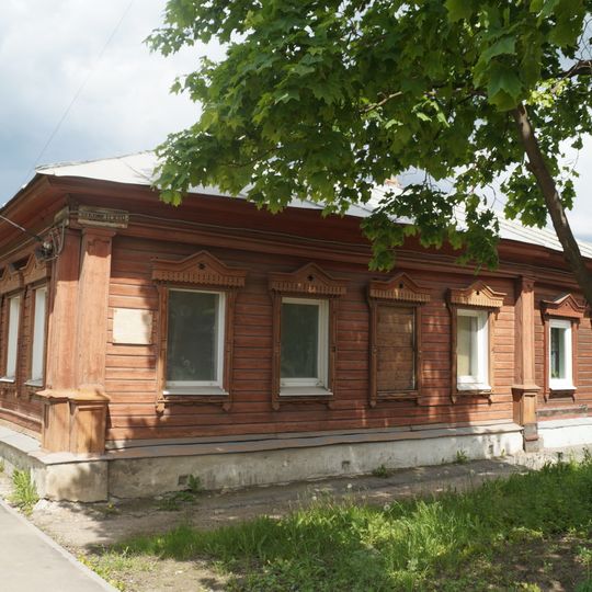 Дом, где в 1916-1918 гг. жил Абельман Н.С., председатель Ковровского уездного Совета рабочих, крестьянских и солдатских депутатов