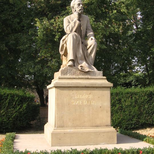 Statue of Bedřich Smetana in Nové Město nad Metují