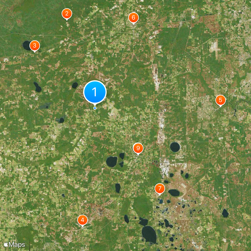 Raiford Map