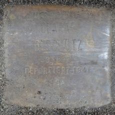 Stolperstein en memoria de Clara Beschütz