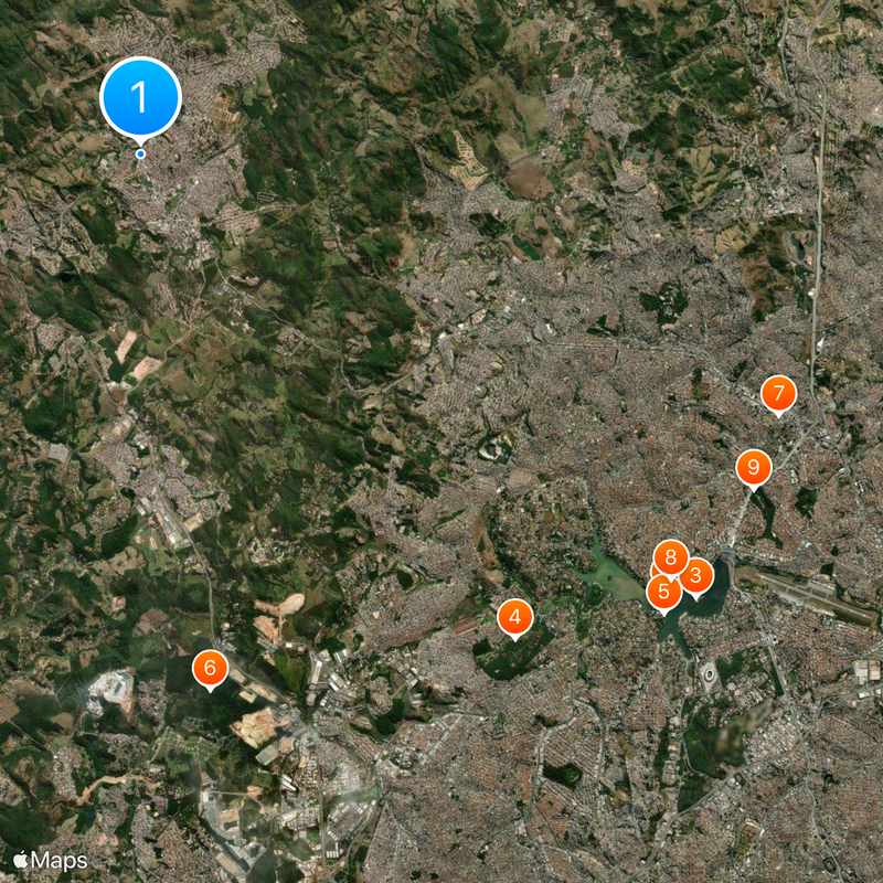 Ribeirão das Neves Map