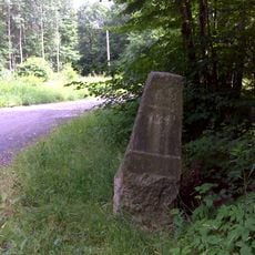 Sächsisch-Preußischer Grenzstein: Pilar Nr. 124