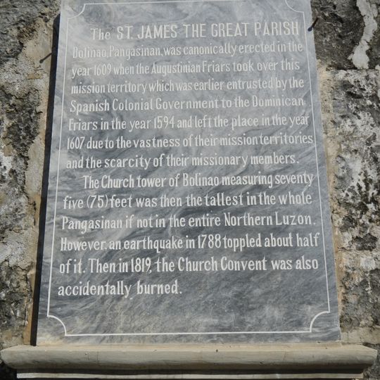Saint James the Great Parish Church historical marker