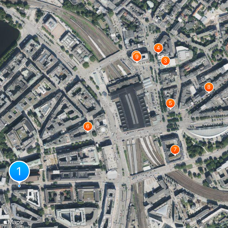 Hamburg S-Bahn Map