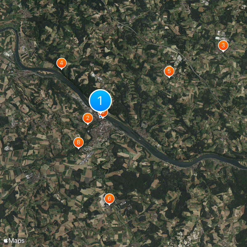 Vilshofen an der Donau Mappa