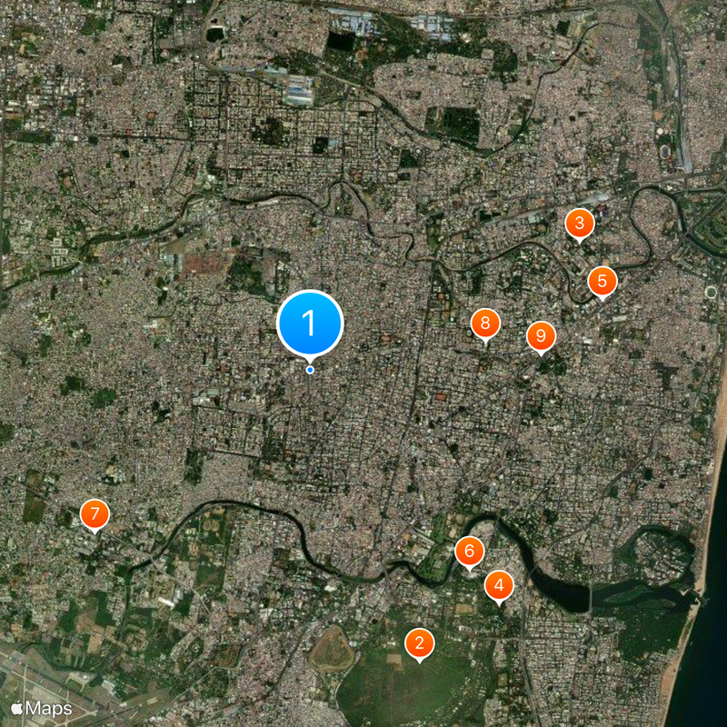Vadapalani Map