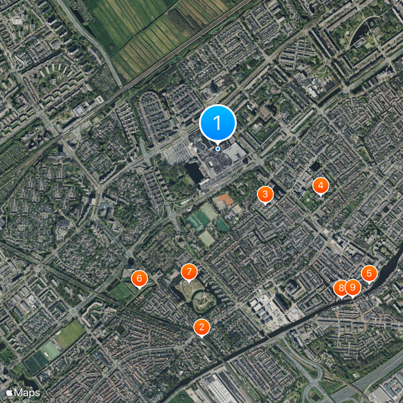Westfield Mall of the Netherlands Map
