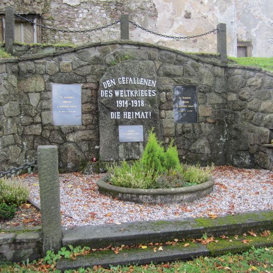 Pomník padlým z 1. a 2. světové války v Nové Vsi v Horách