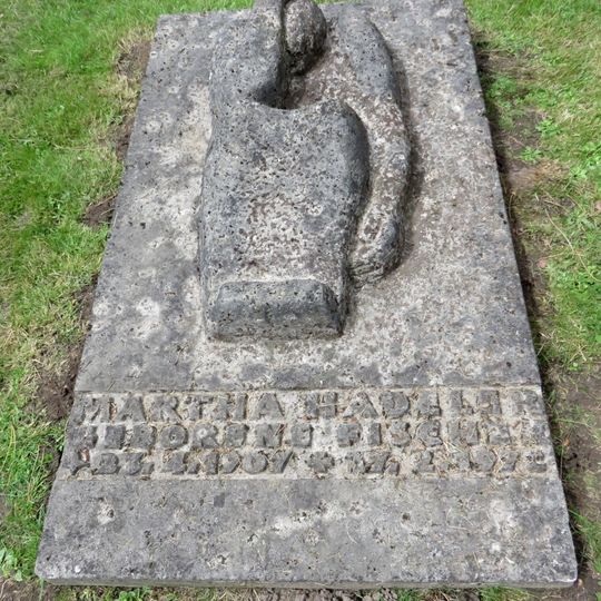 Grabsteinplatte für Martha Hadeler