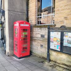 K6 Telephone Kiosk Outside Premises Occupied By Yorkshire Bank