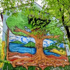 Muurschildering, kunstwerk