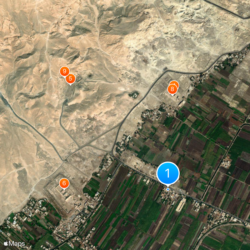 Merenptah-Stele Karte