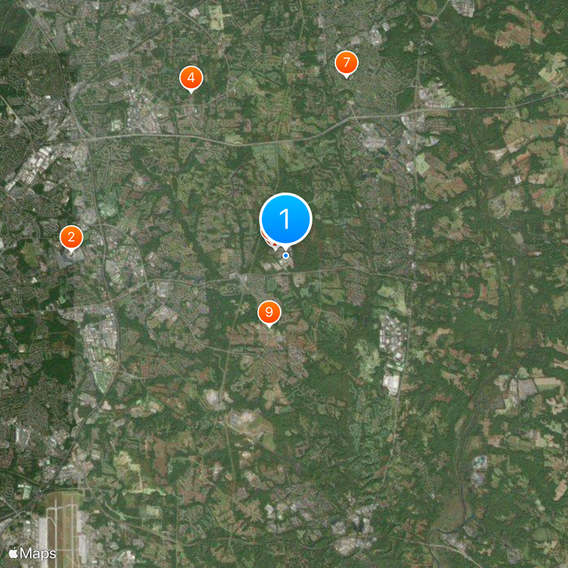 Six Flags America Map