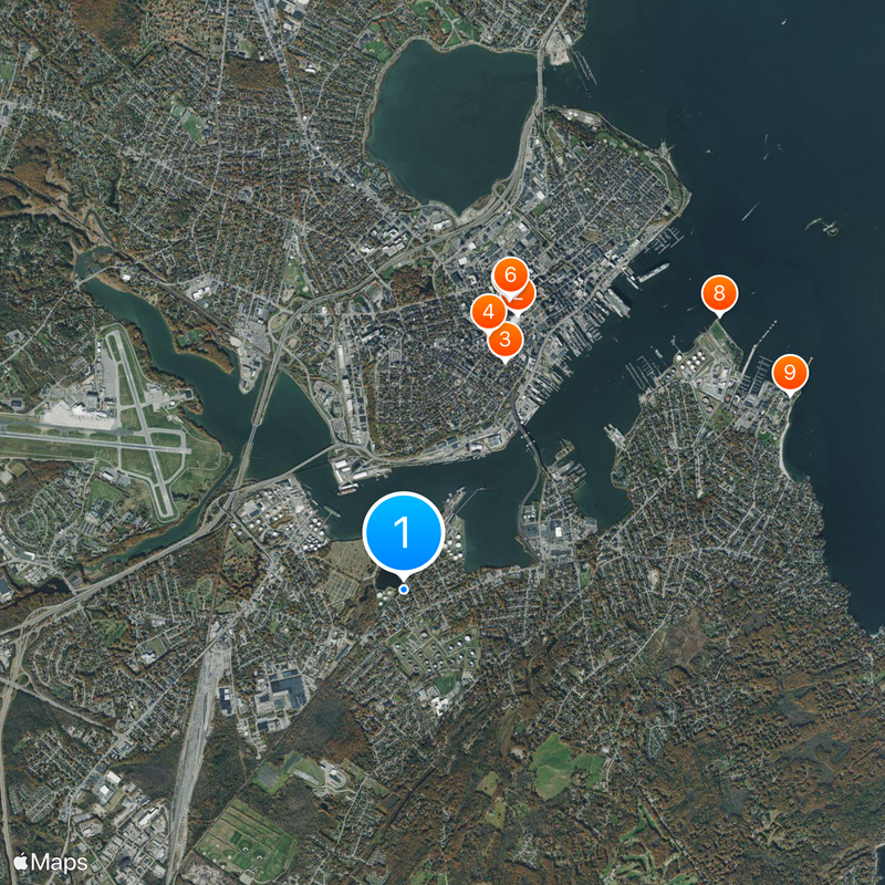 South Portland Mappa