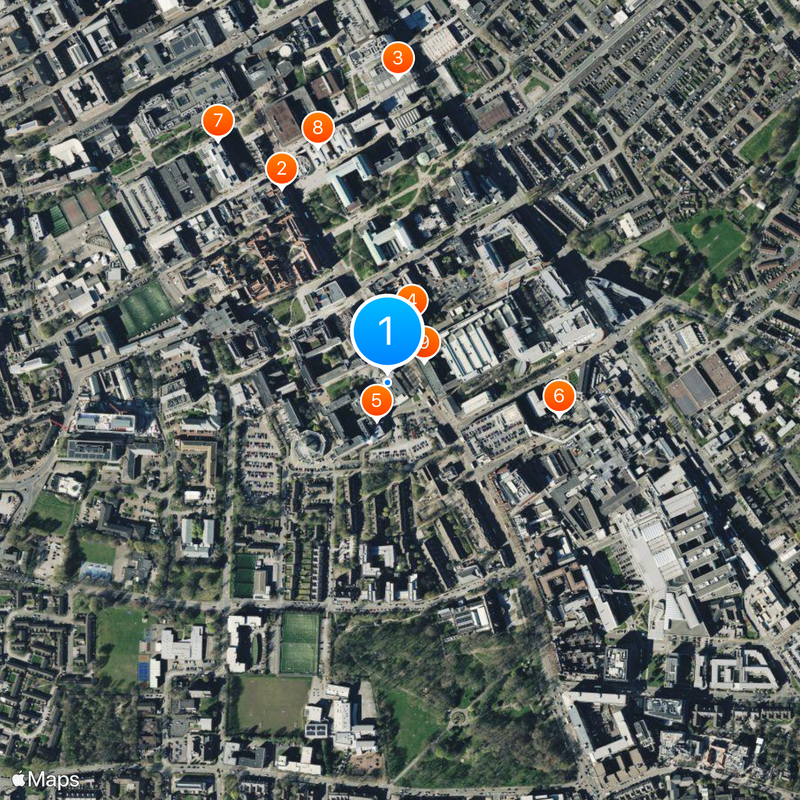 Manchester Academy Kaart