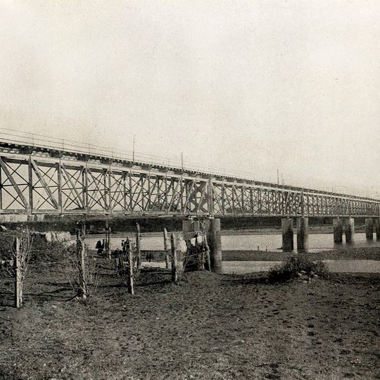 Puente ferroviario Biobío en Coihue