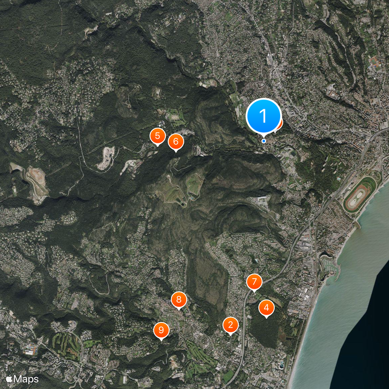 Villeneuve-Loubet Mapa