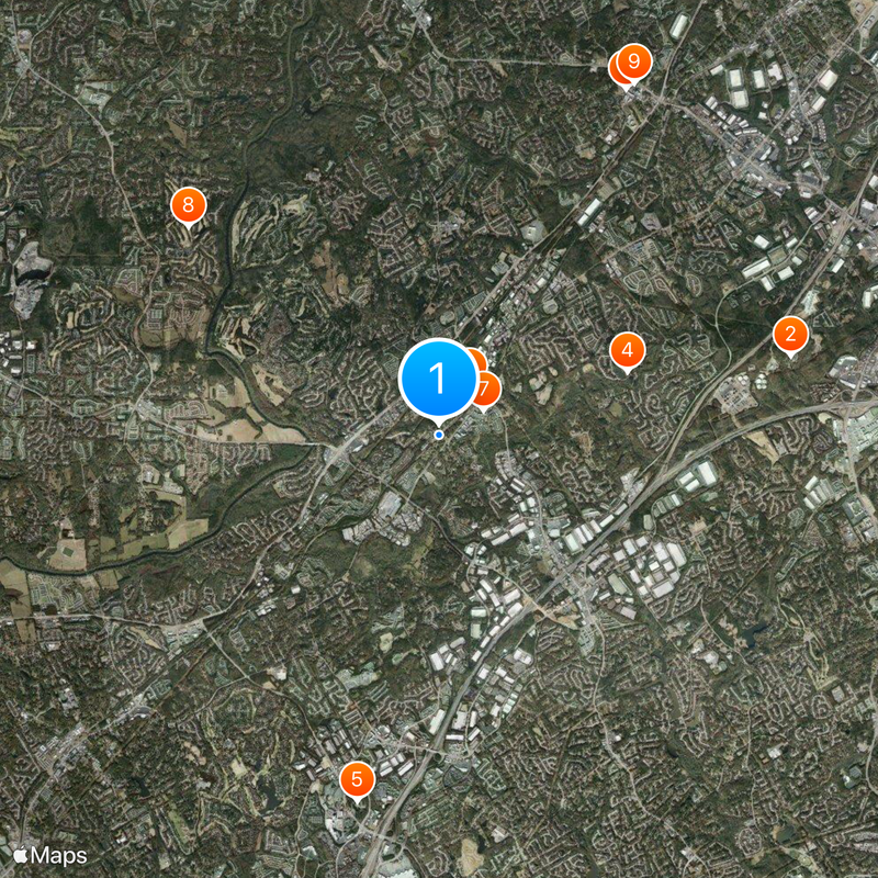 Suwanee Map