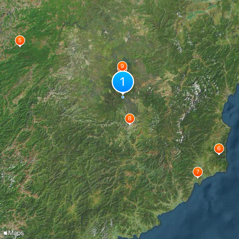 Changbai Mountains Map