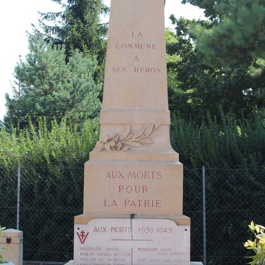 War memorial of Champagne-en-Valromey