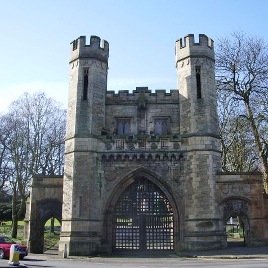 Keighley Road Memorial Gatehouse To Lister Park  Norman Arch