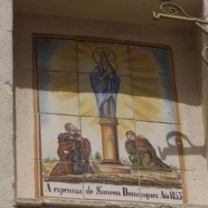 Ceramic panel of Our Lady of El Pilar