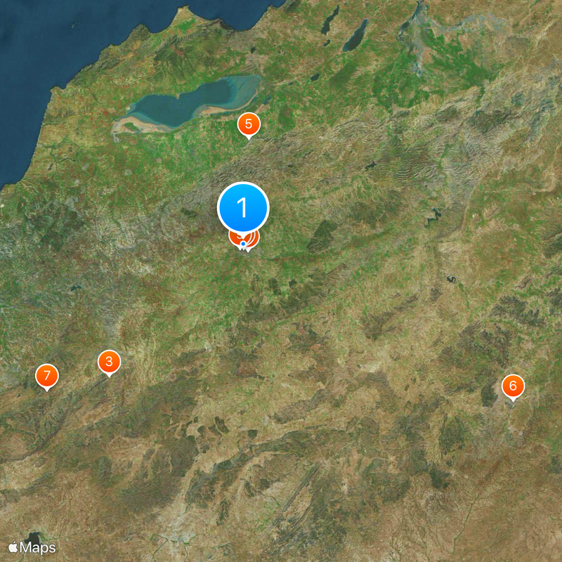 Sidi Bel Abbès Province Map