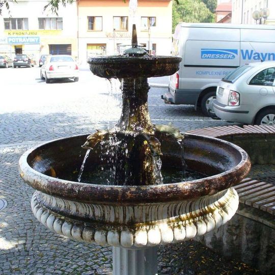 Kašna na Tyršově náměstí v Chocni