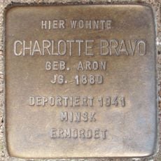 Stolperstein en memoria de Charlotte Bravo