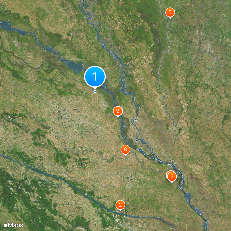 Distrito de Farrukhabad Mapa