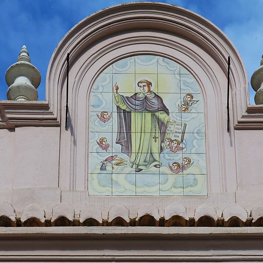 Ceramic Panel of Saint Vincent Ferrer at Casa Lluna, Park of Maxalenes