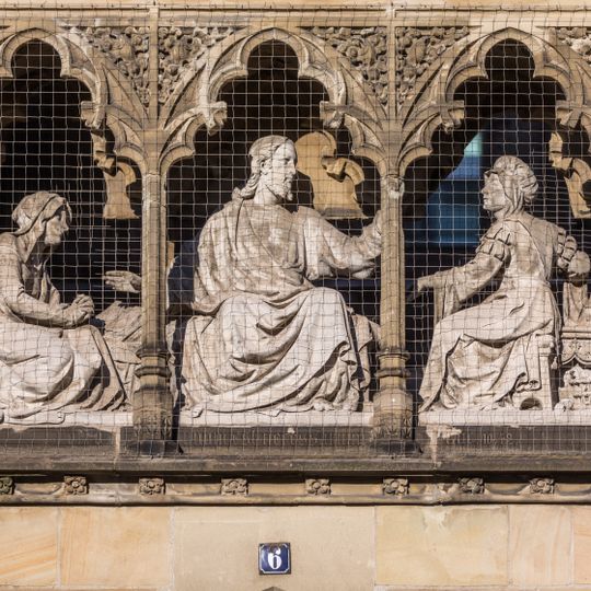 Christus mit Maria und Martha