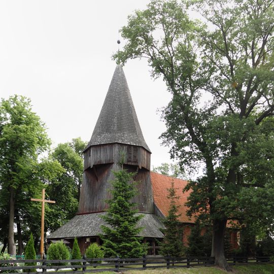 Kościół , ob. punkt muzealny, wieża - 1754