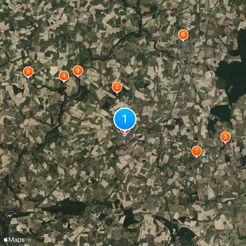 Martigné-sur-Mayenne Carte