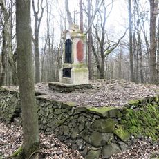 Kaplička Jägerbauerovo zastavení u lesní cesty východně od Martiněvsi
