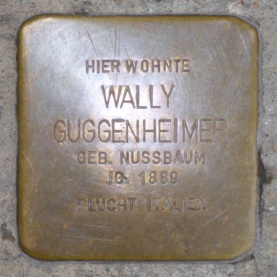 Stolperstein für Wally Guggenheimer geb. Nussbaum