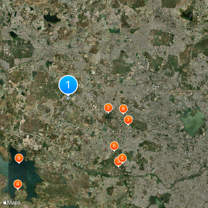 International Institute of Information Technology, Hyderabad Map