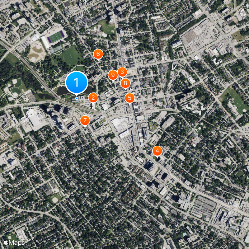Perimeter Institute for Theoretical Physics Map