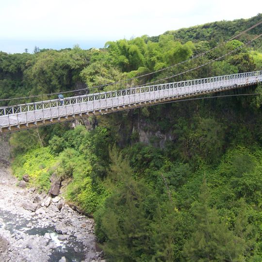 Pont suspendu de la Rivière de l'Est