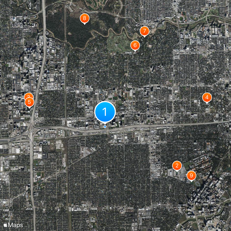 Lakewood Church Mapa