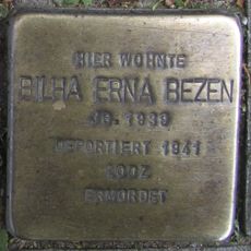 Stolperstein en memoria de Bilha Erna Bezen