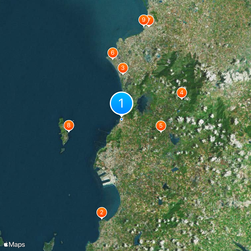 Si Racha Map