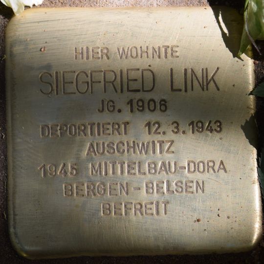Stolperstein für Siegfried Link